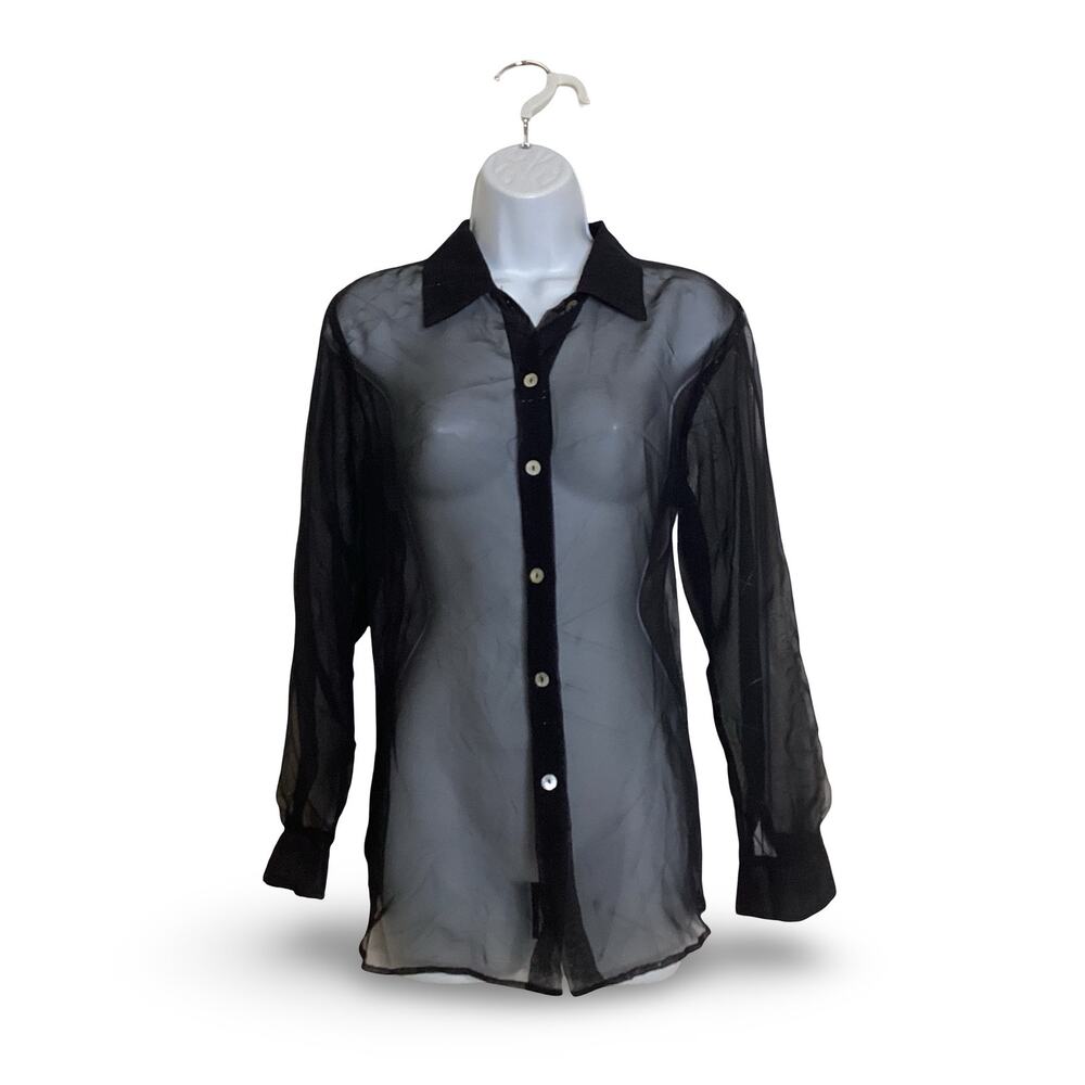 Camille Claudel Sheer Button Down
